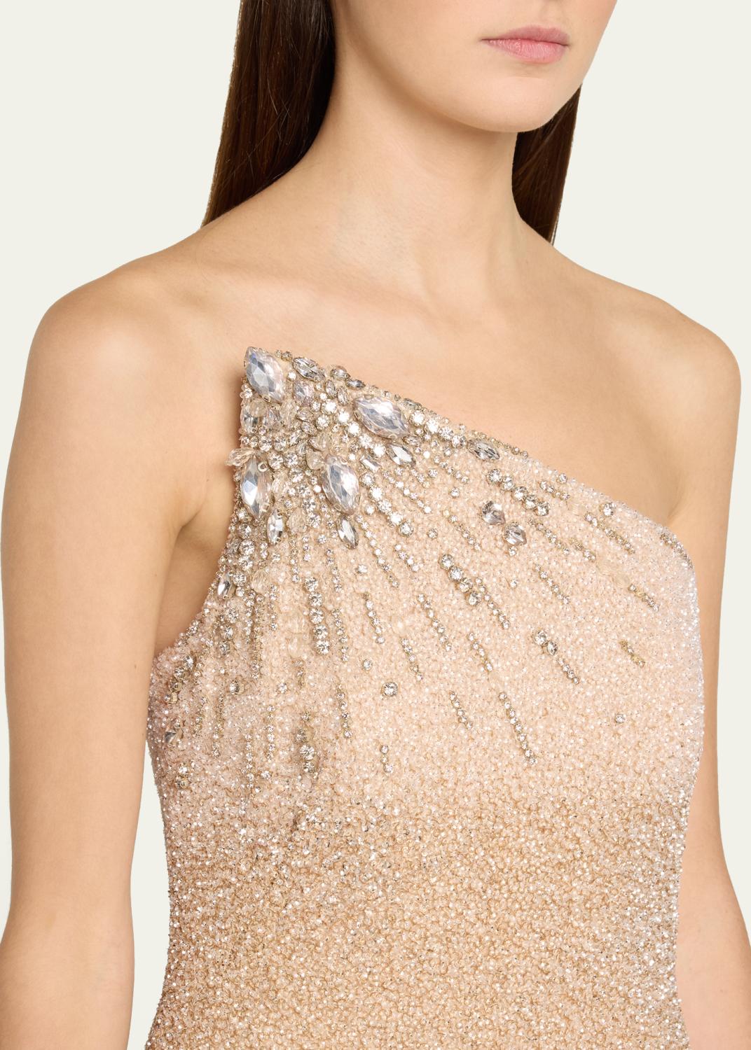 PAMELLA ROLAND Ombre Signature Sequined Strapless Column Gown | Thumbnail 5 PAMELLA ROLAND Ombre Signature Sequined Strapless Column Gown | Thumbnail 5