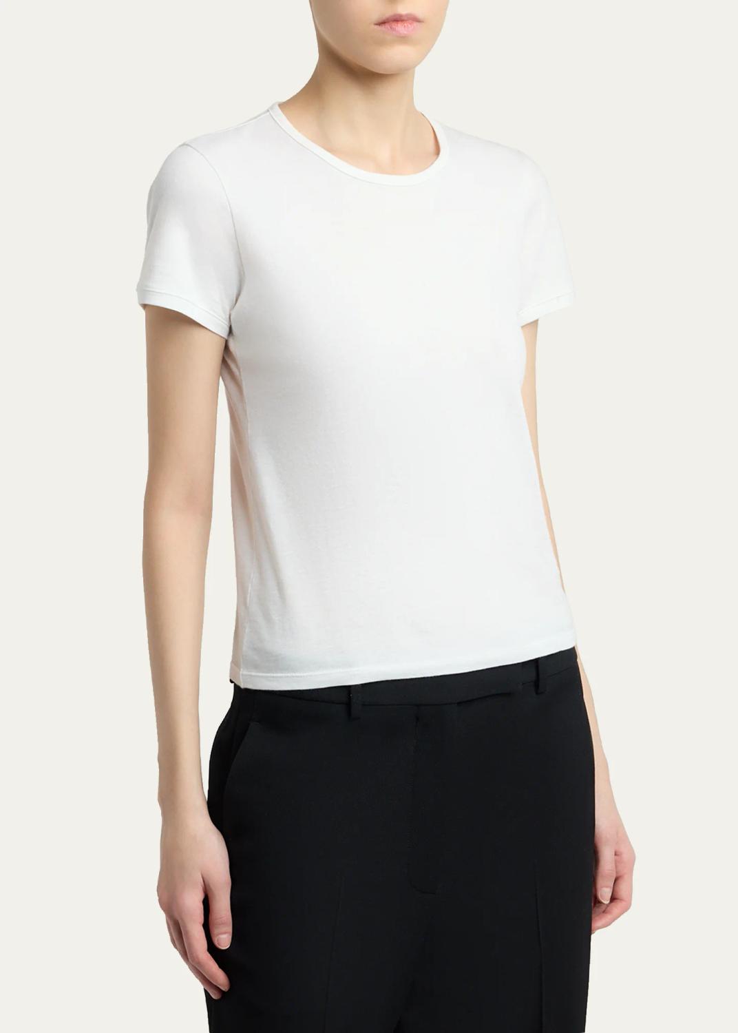Tom Ford Cotton Jersey Fitted Short-Sleeve T-Shirt | Thumbnail 4 Tom Ford Cotton Jersey Fitted Short-Sleeve T-Shirt | Thumbnail 4