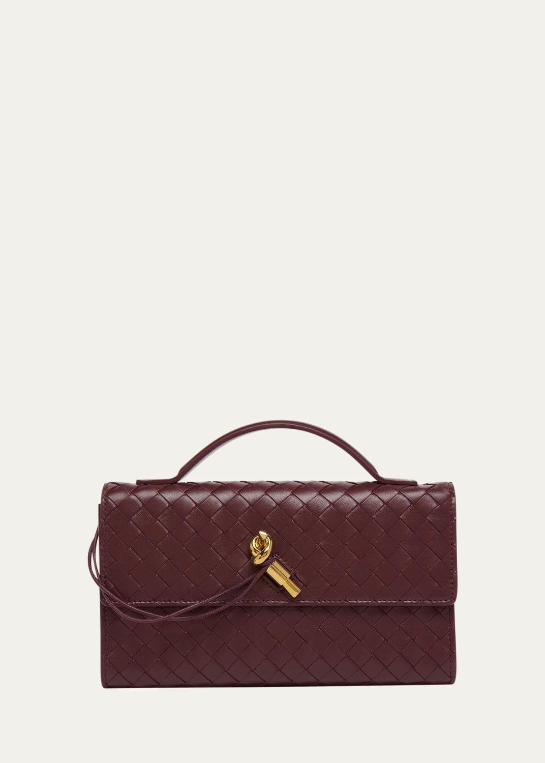 Andiamo Leather Clutch