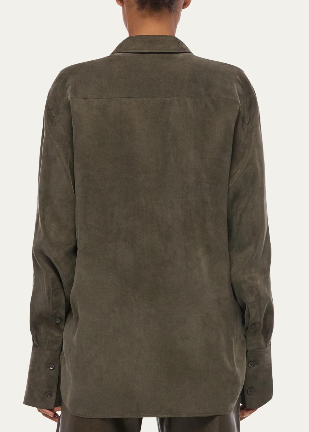 Helmut Lang High-Low Hem Draped Shirt | Thumbnail 3 Helmut Lang High-Low Hem Draped Shirt | Thumbnail 3