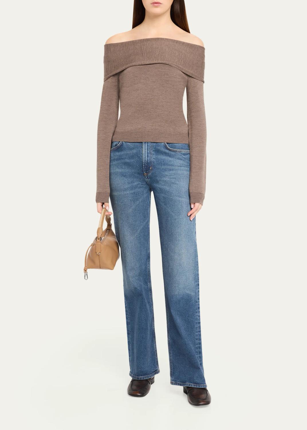 Simkhai Delphia Off-Shoulder Wool Top | Thumbnail 2