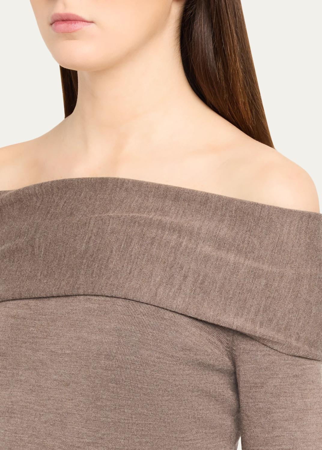 Simkhai Delphia Off-Shoulder Wool Top | Thumbnail 5