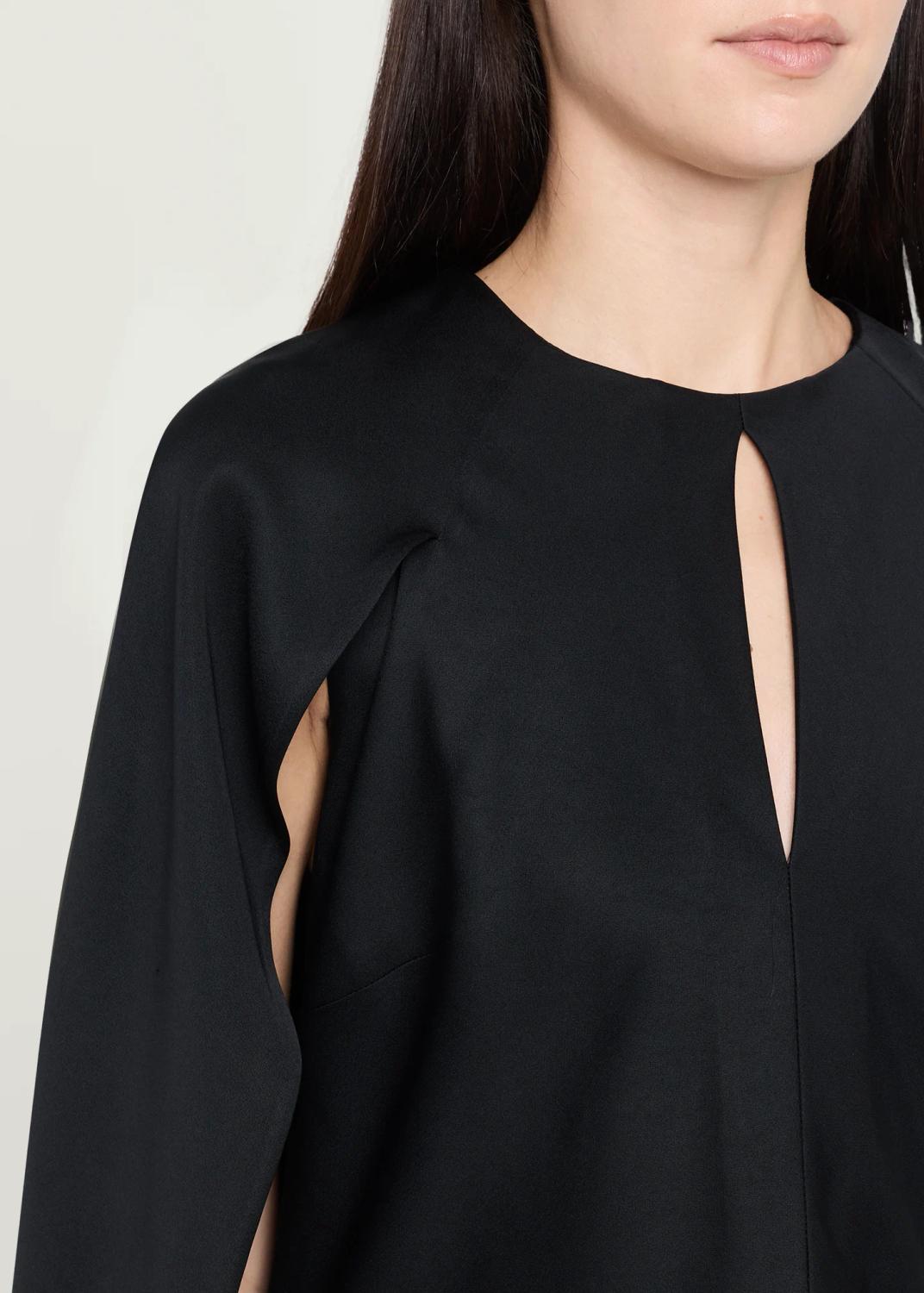 Simkhai Lauren Satin Cape Top | Thumbnail 5
