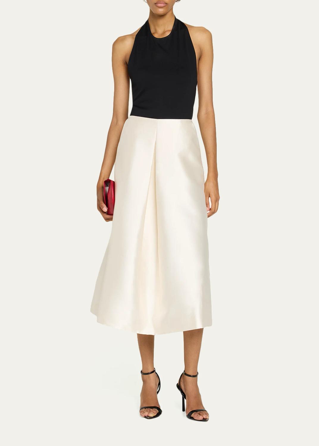 Simkhai Vexa Satin Midi Skirt | Thumbnail 6