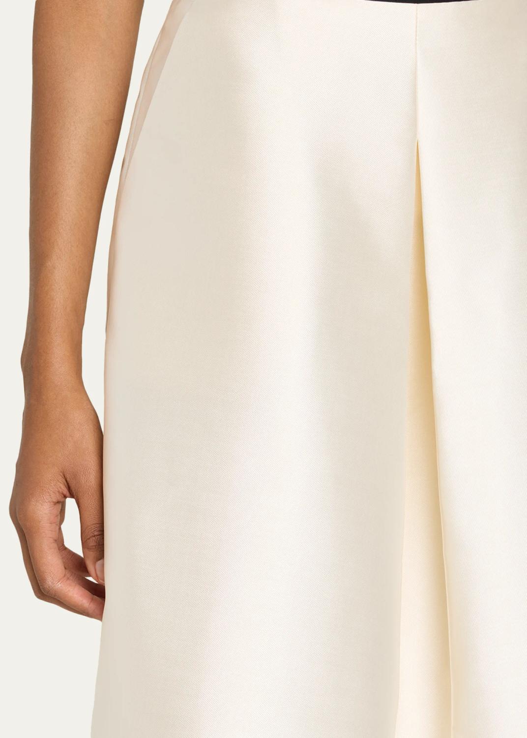 Simkhai Vexa Satin Midi Skirt | Thumbnail 9