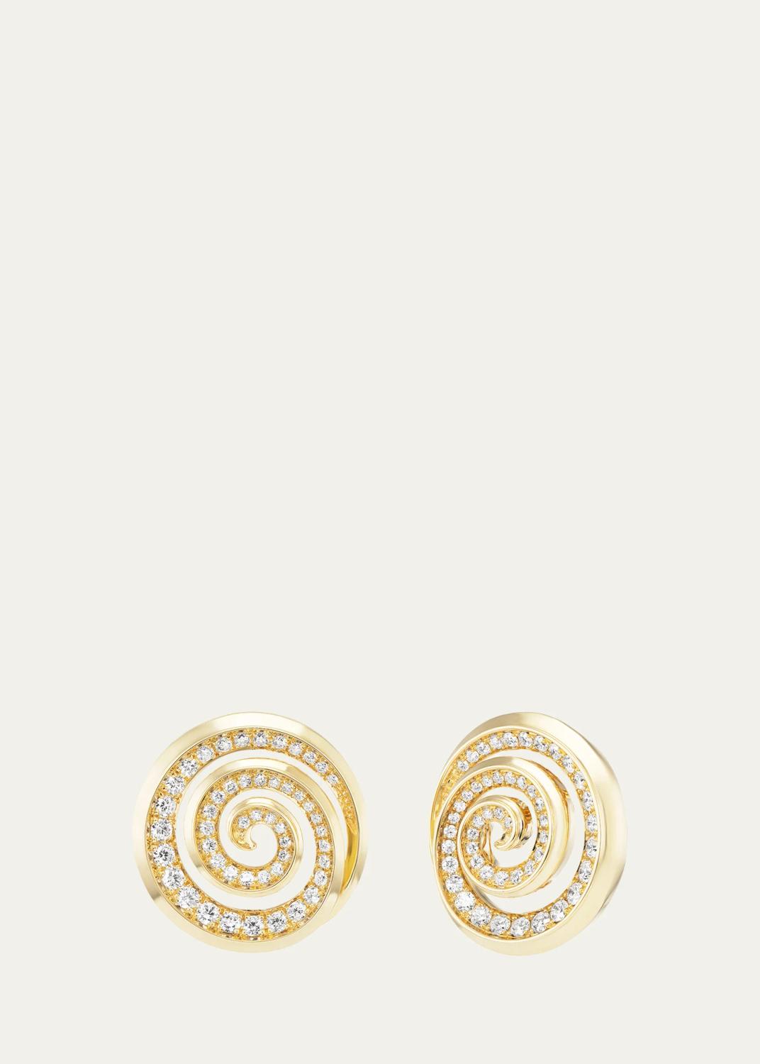 18K Yellow Gold & 1.54 TCW Diamond Stud Earrings 18K Yellow Gold & 1.54 TCW Diamond Stud Earrings