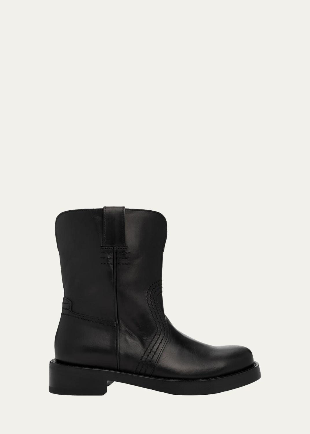 PIERRE HARDY Uma Leather Mid-Calf Boots