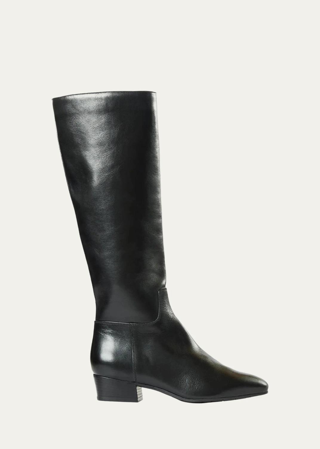Aquatalia 40mm Fuoco Waterproof Leather Knee-High Boots