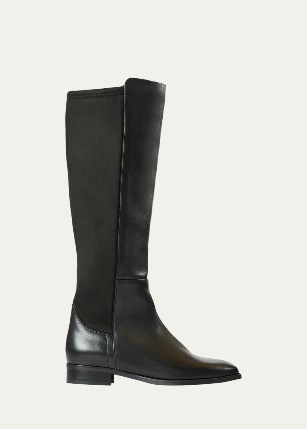 Aquatalia 25mm Sabrena Waterproof Leather Knee-High Boots