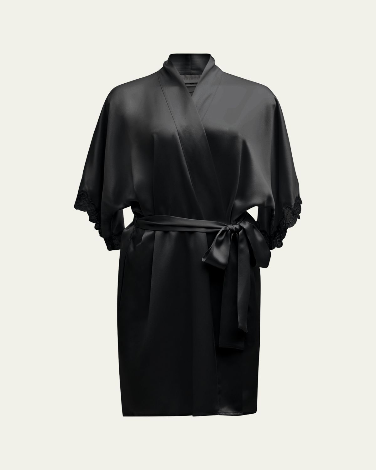 Christine Lingerie Bijoux Short Silk Robe | Thumbnail 7