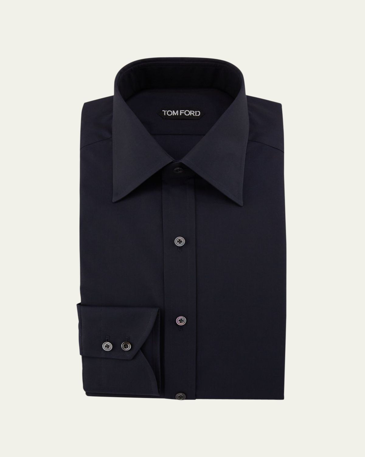 TOM FORD Men's Solid Dress Shirt