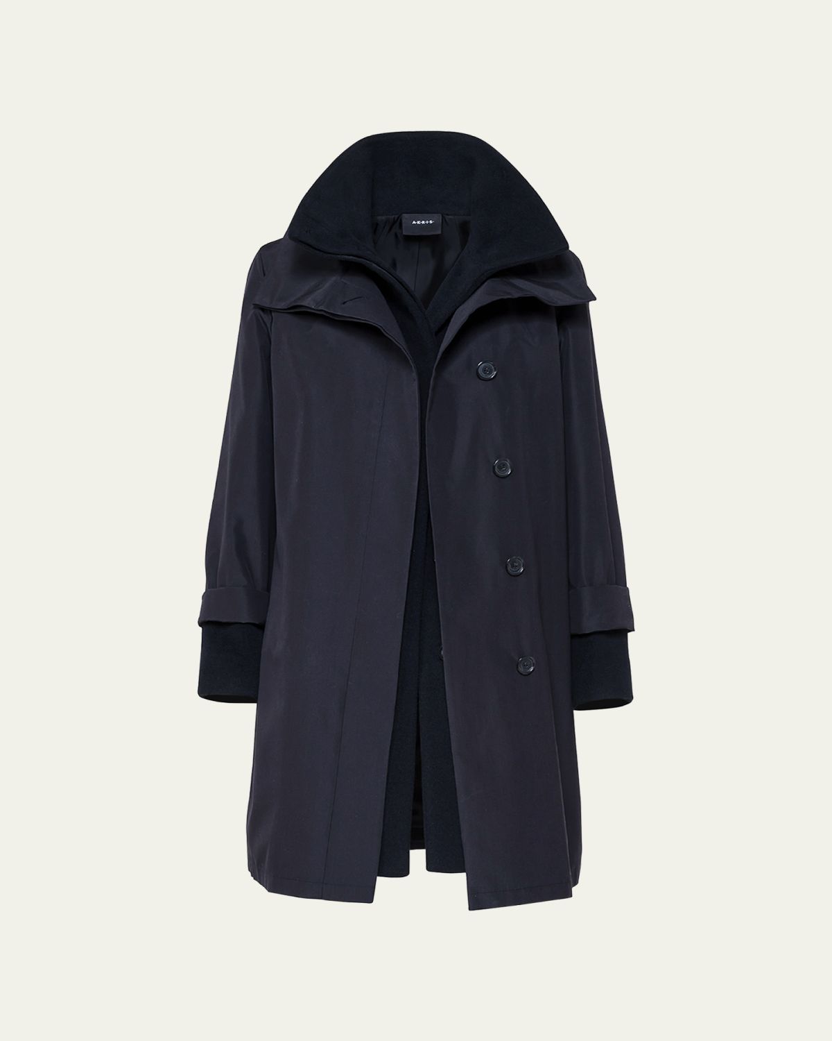 Akris Storm System Double-Breasted Coat