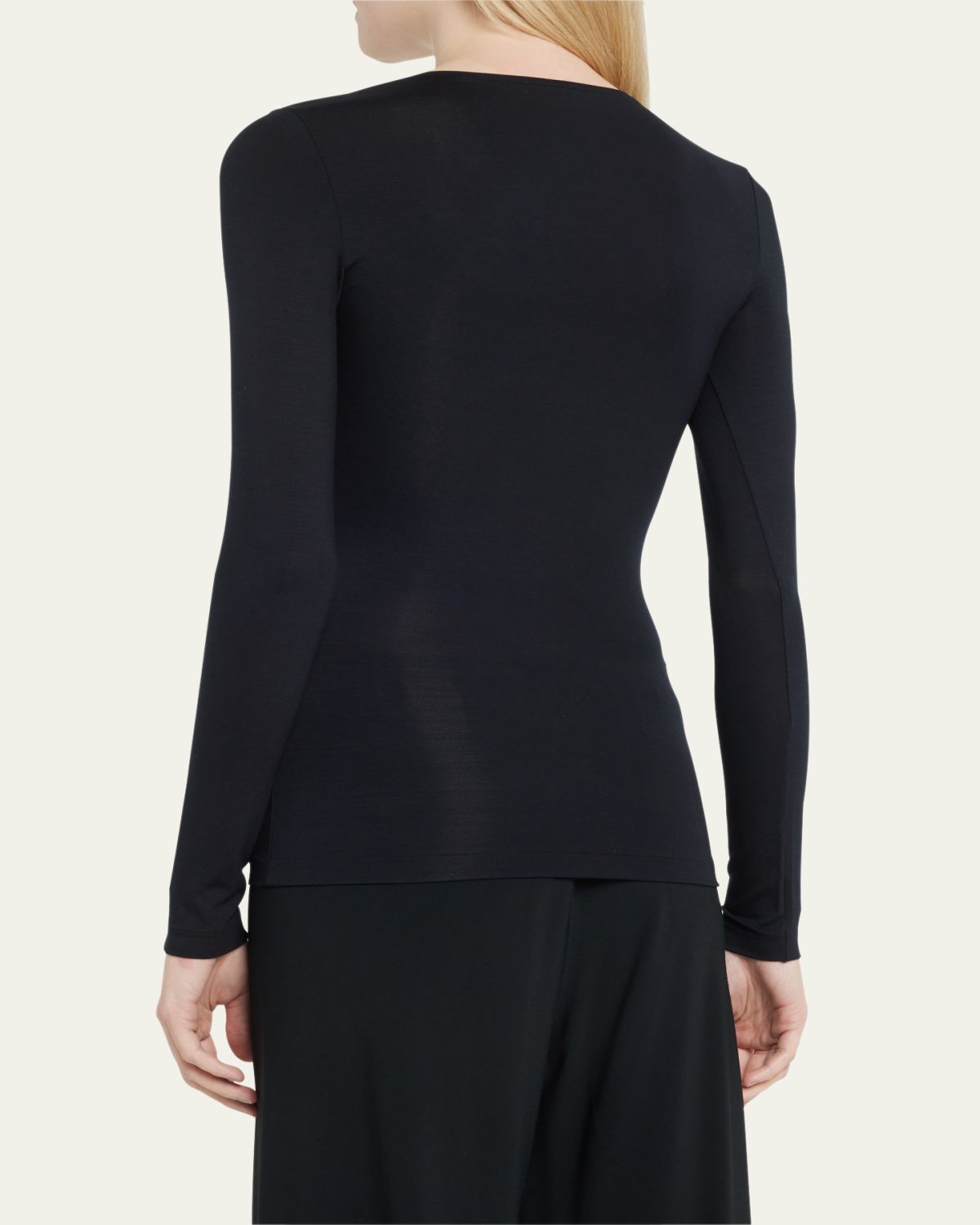 Hanro Soft Touch Long-Sleeve Top | Thumbnail 3
