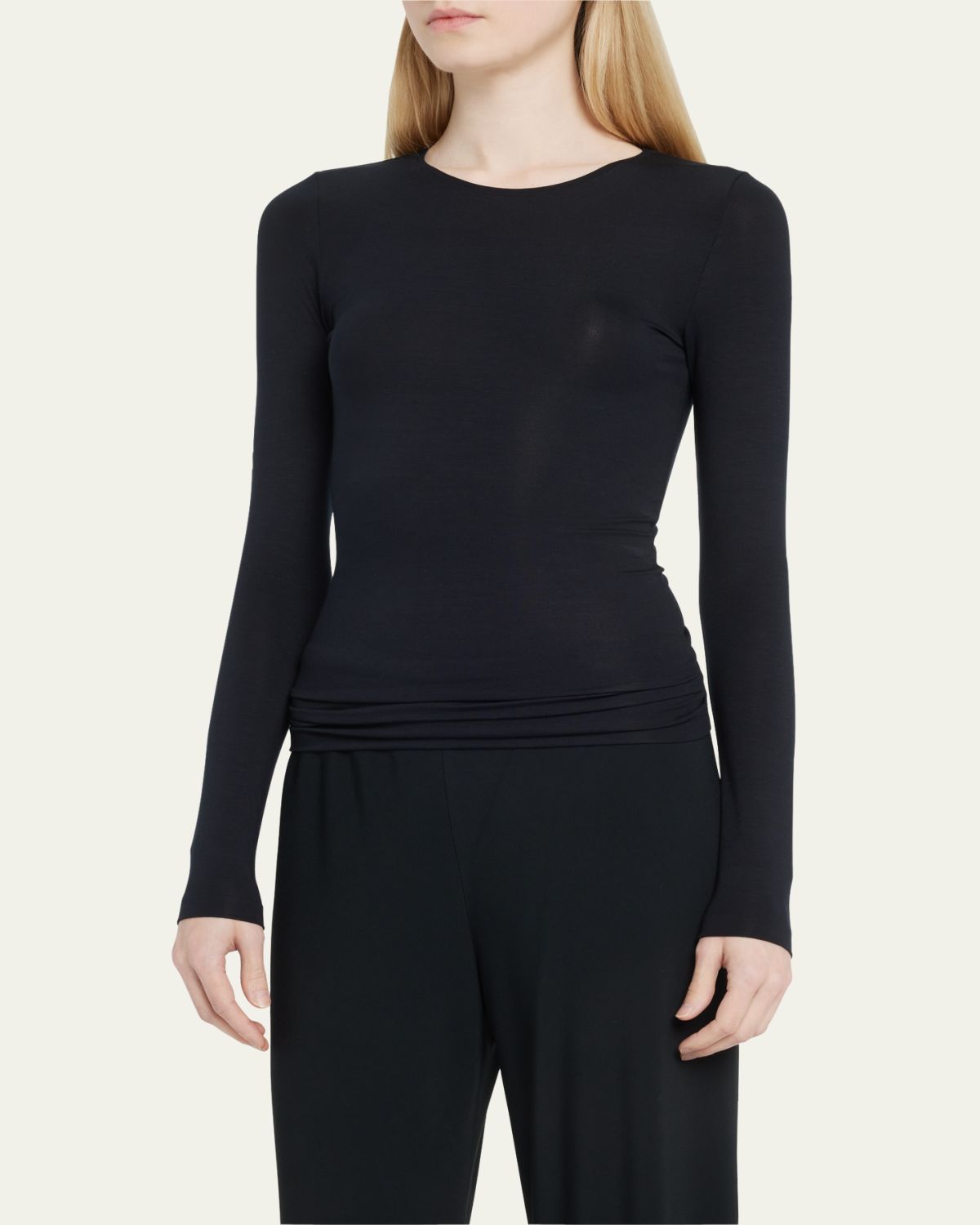 Hanro Soft Touch Long-Sleeve Top | Thumbnail 4