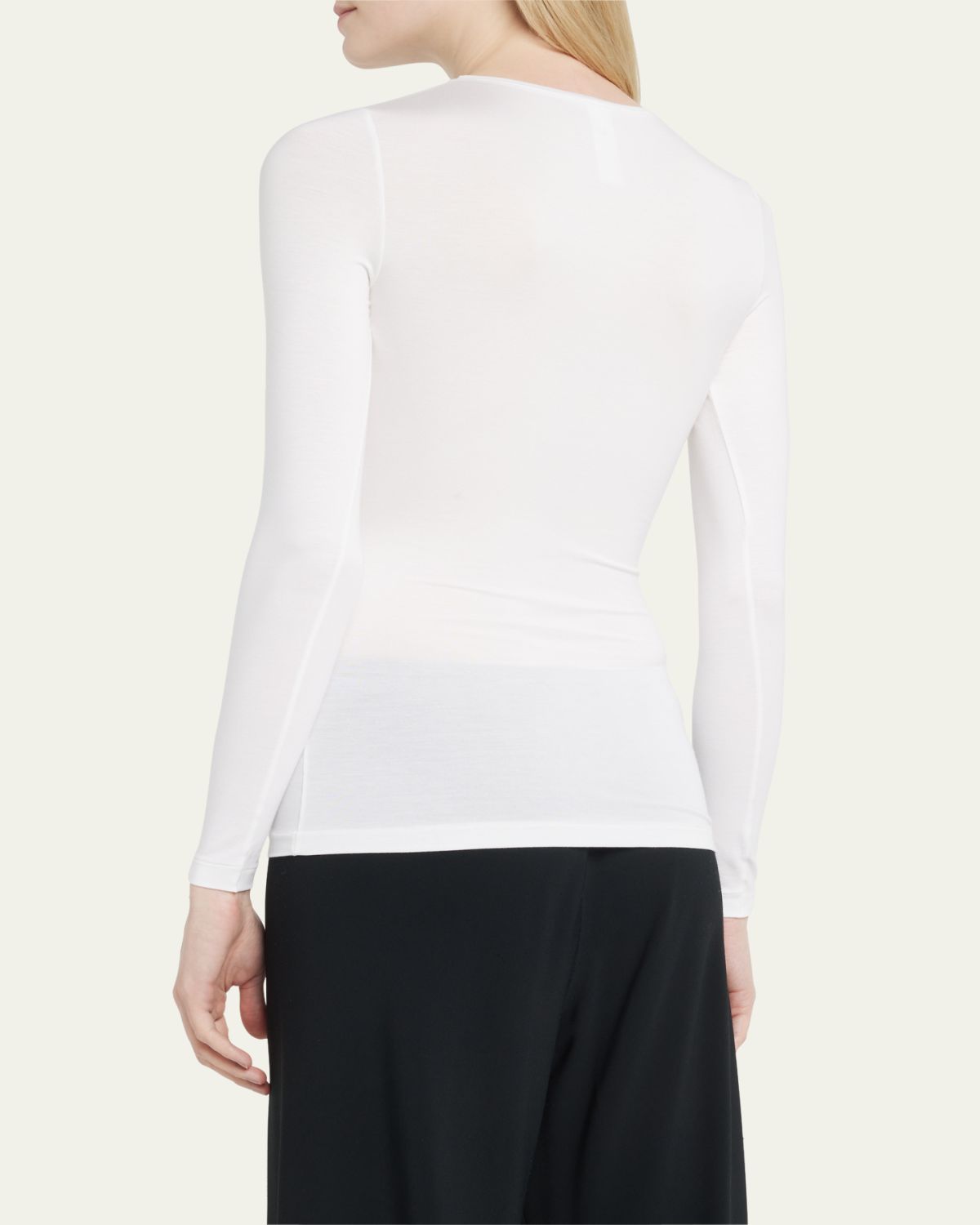 Hanro Soft Touch Long-Sleeve Top | Thumbnail 3