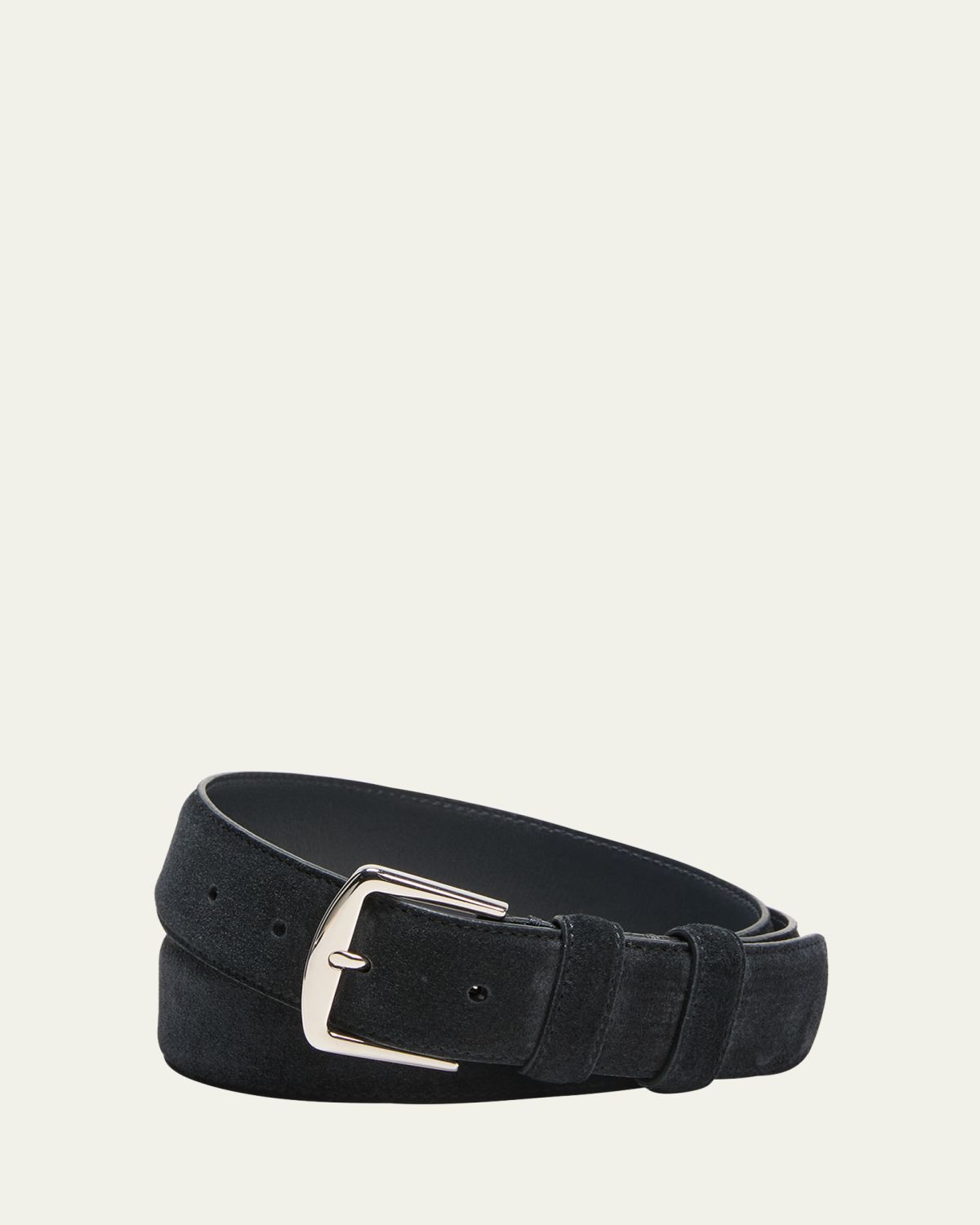 Loro Piana Men's Alsavel Suede Belt | Thumbnail 4