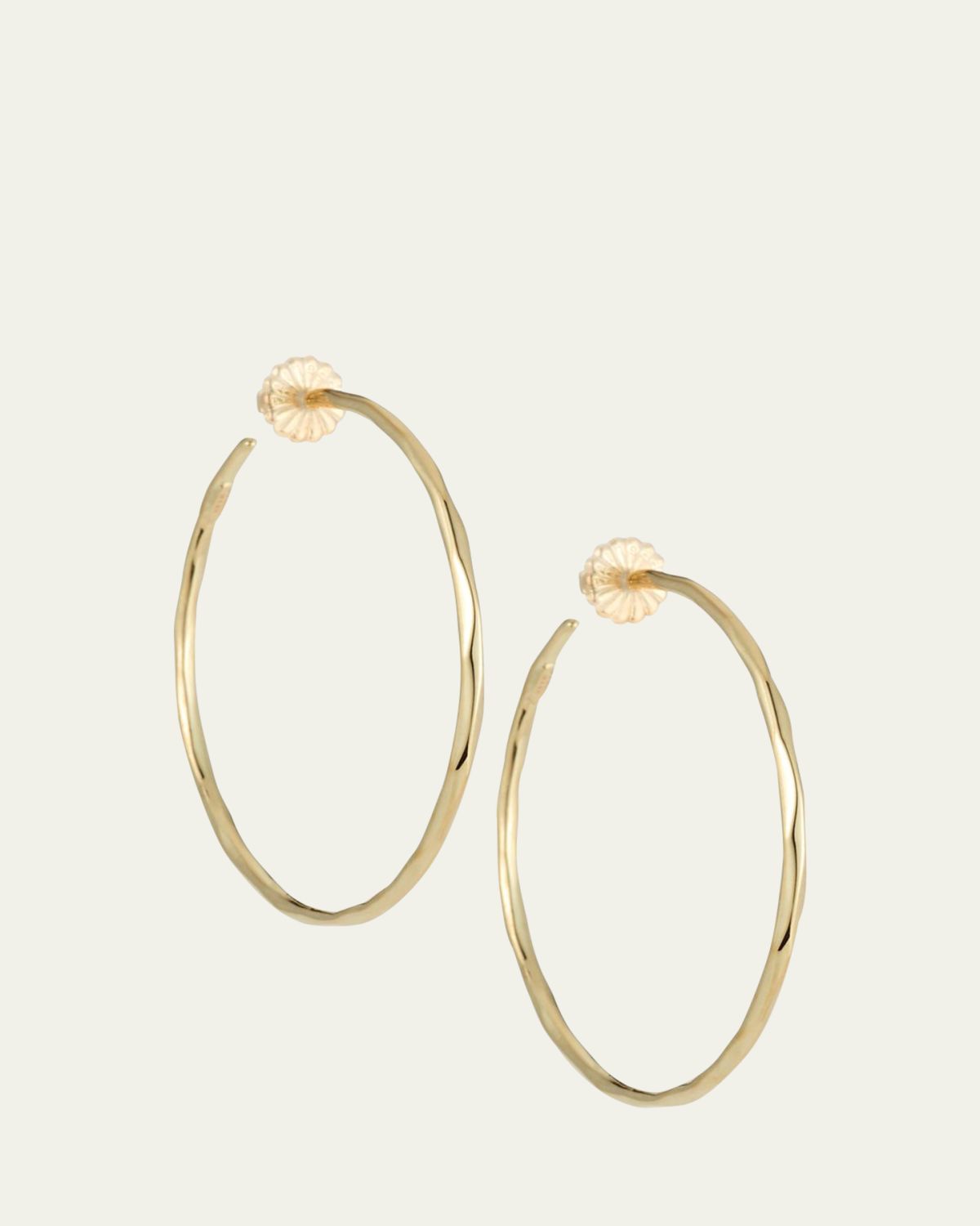 Ippolita Large Squiggle Hoop Earrings in 18K Gold