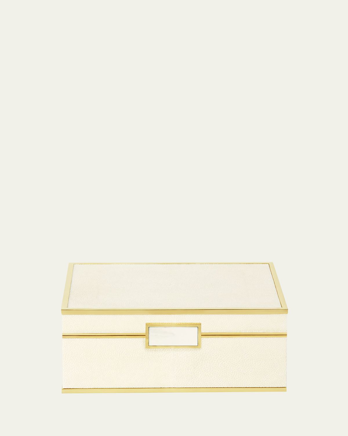 AERIN Embossed Faux Shagreen Jewelry Box
