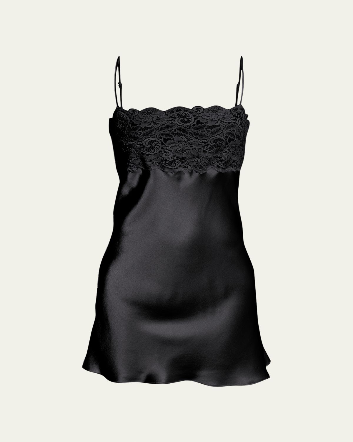 Christine Lingerie Bijoux Lace-Trim Silk Chemise | Thumbnail 6 Christine Lingerie Bijoux Lace-Trim Silk Chemise | Thumbnail 6